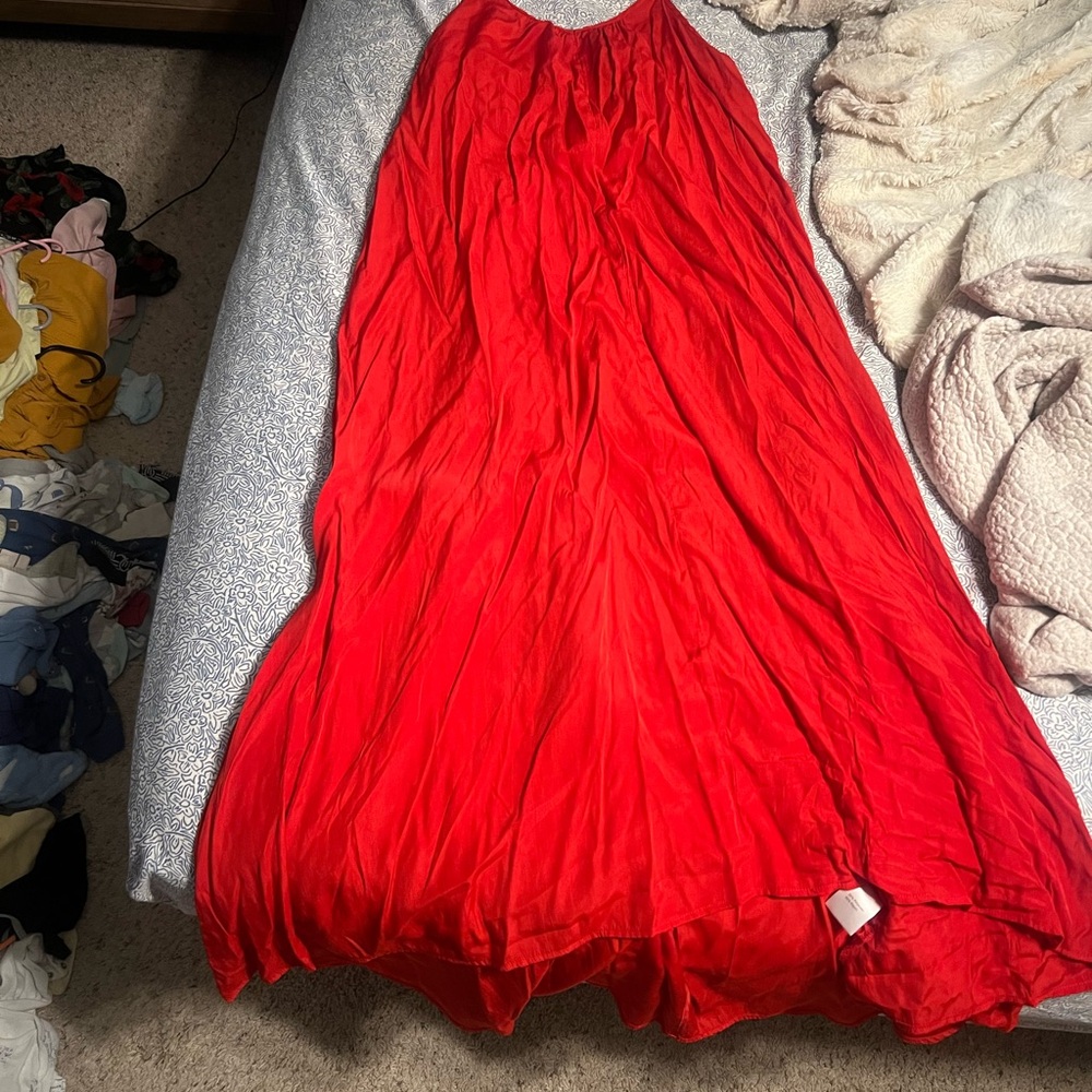 Elegant Red Women's Skirt